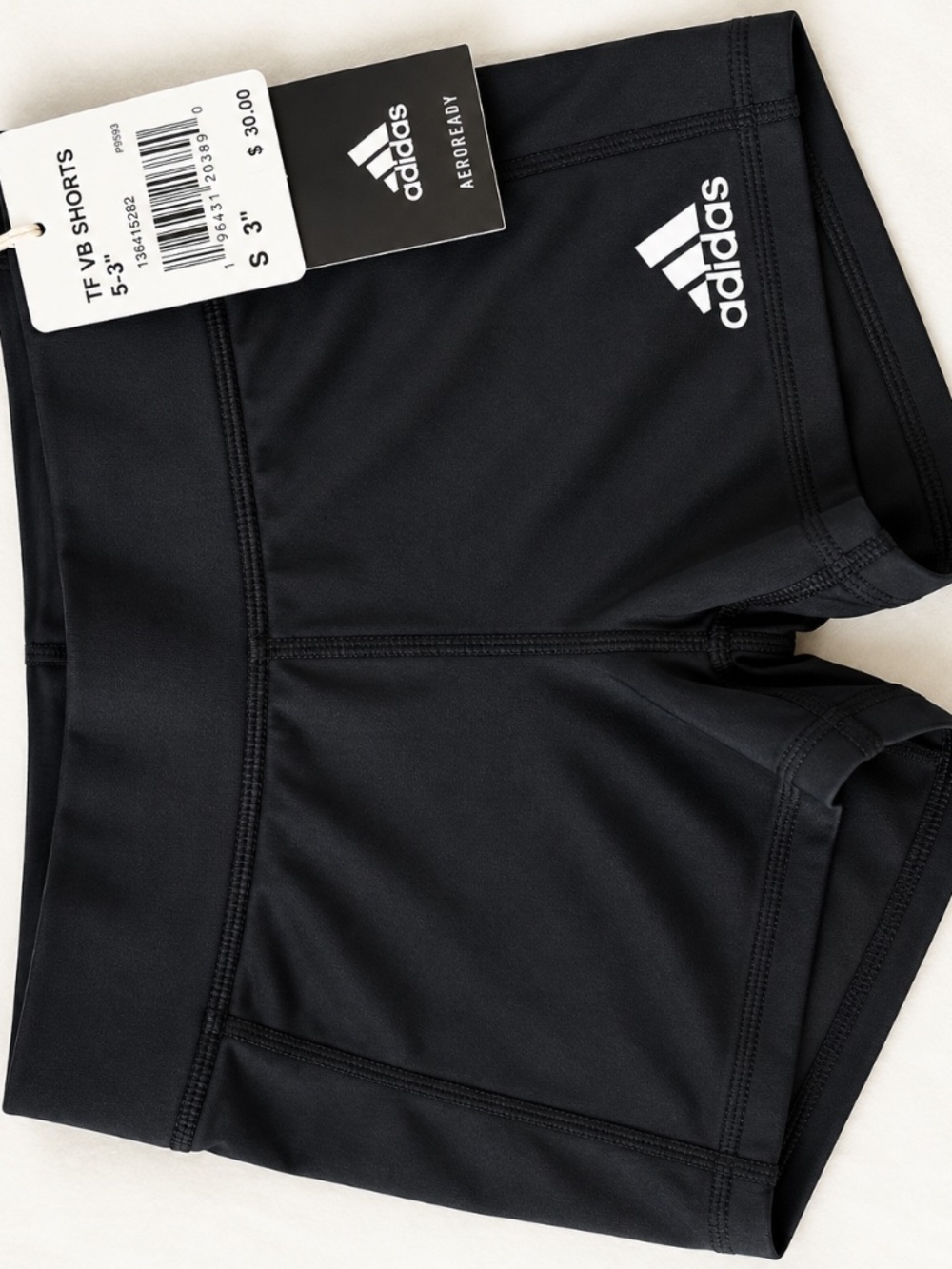 Adidas Techfit AEROREADY 3" Volleyball Compression Shorts Black S NWT